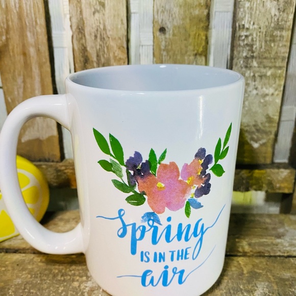 SPRING IS IN THE AIR ceramic mug double sided - Picture 4 of 6